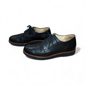 Samuel Hubbard Black Pebbled Leather Oxfords | Vibram Sole | Men’s 10